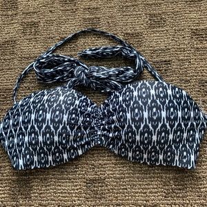 Live Love Dream Bandeau Bikini Top.